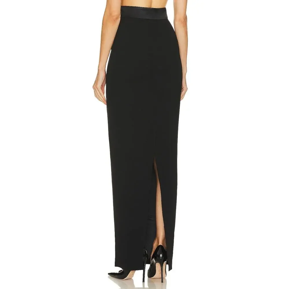 SAU LEE Indya Midi Skirt - 2 - Black